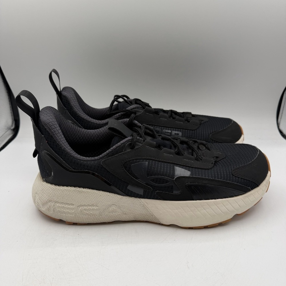 Under Armour UA HOVR Mega 2 Running Shoes Mens Sz 12.5 Black Sneaker 3026629-003